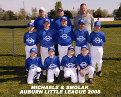Michaels Bersani Kalabanka Auburn Little League 2008