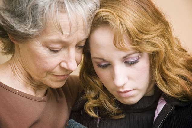 Family in mourning